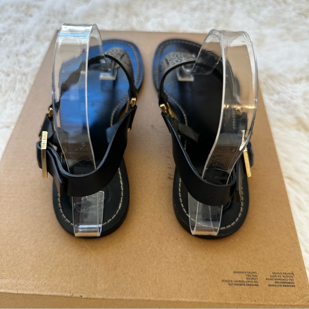 Tory Burch Daniela Black Sandals Size: 7.5 - Picture 3 of 7